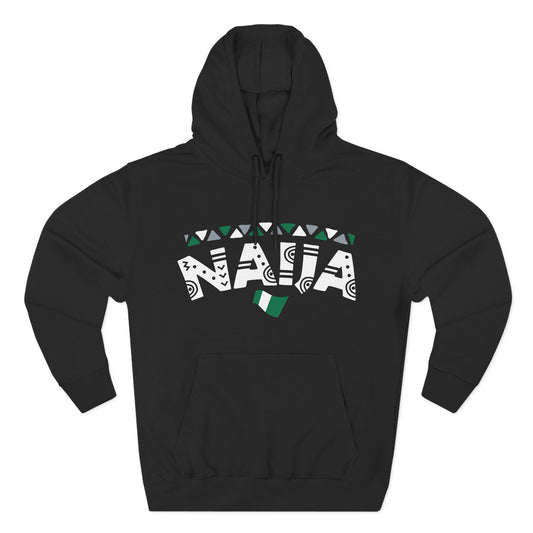 Nigeria Pride Fleece Hoodie - Celebrate Culture, Casual Style, Unisex Gift, Festivals, Comfortable Wear