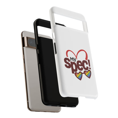 My Spec! Phone Case — Rainbow Heart Protective Case