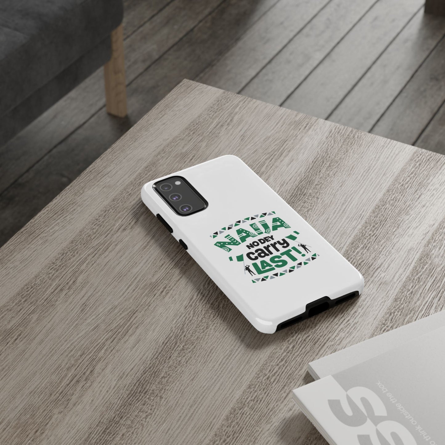 Nigerian-Inspired Tough Phone Case, Unique Gift, Trendy Accessory, Durable Protection, Fun Design for All Occasions