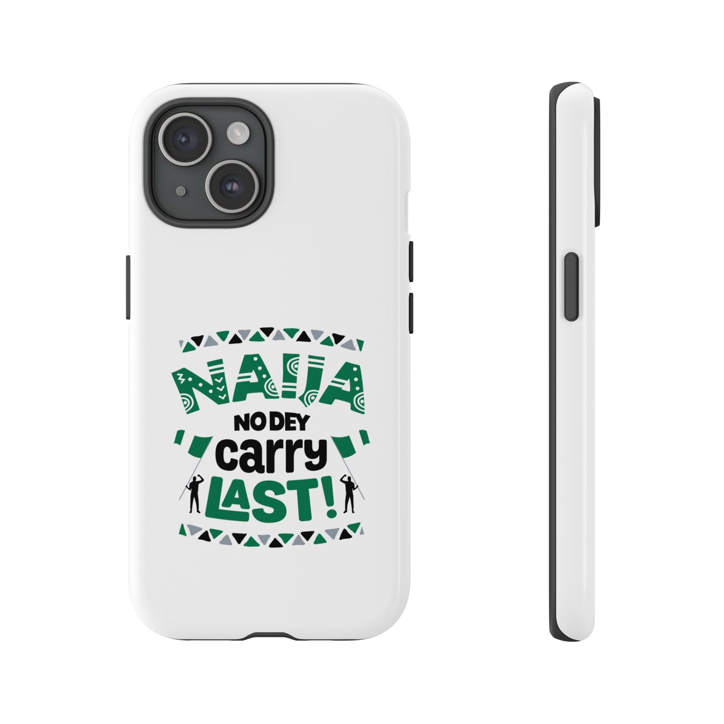 Nigerian-Inspired Tough Phone Case, Unique Gift, Trendy Accessory, Durable Protection, Fun Design for All Occasions
