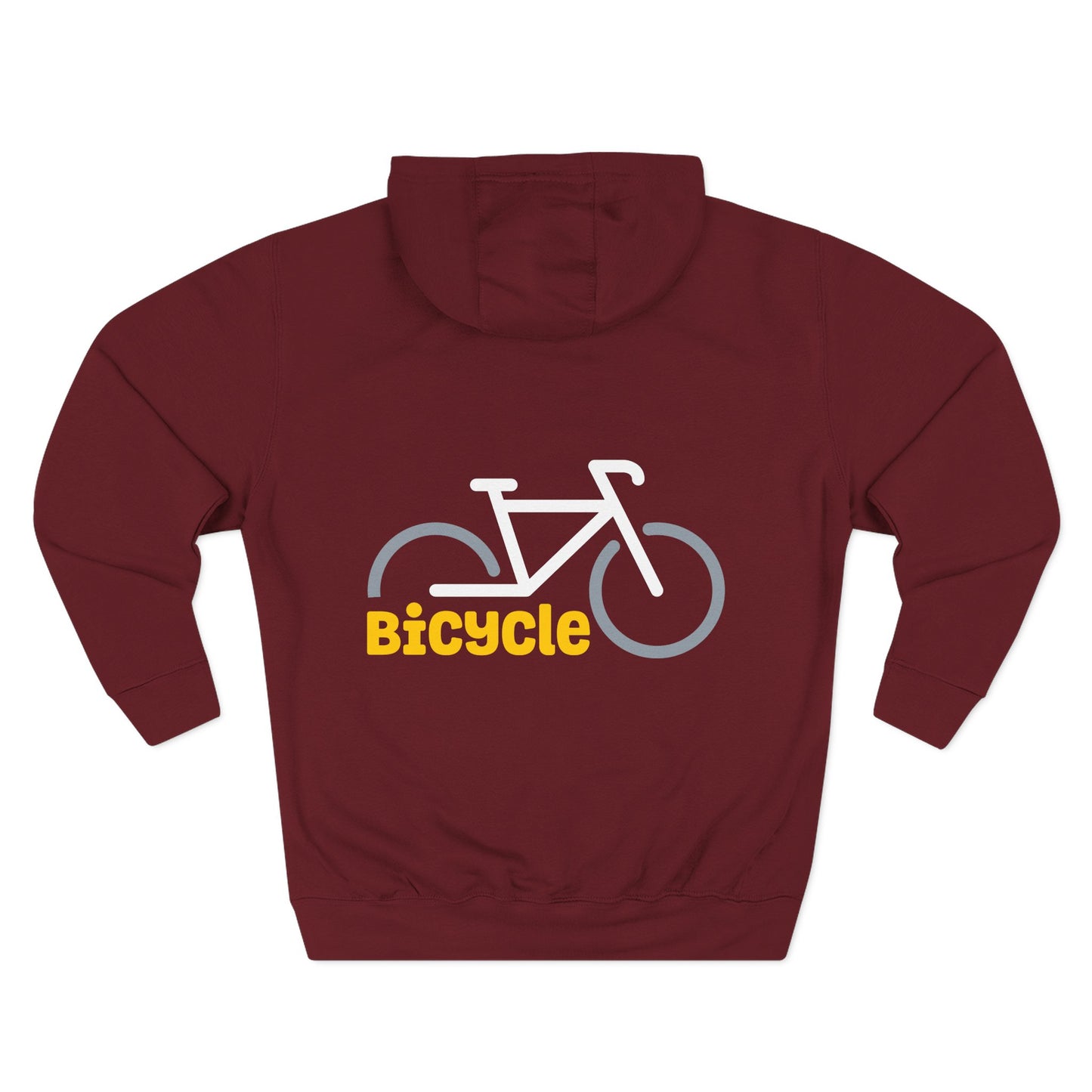 Wahalla be like Bicycle Fleece Hoodie | Great for Cyclists, Casual Wear, Gifts, Fall Fashion, Bike Festivals