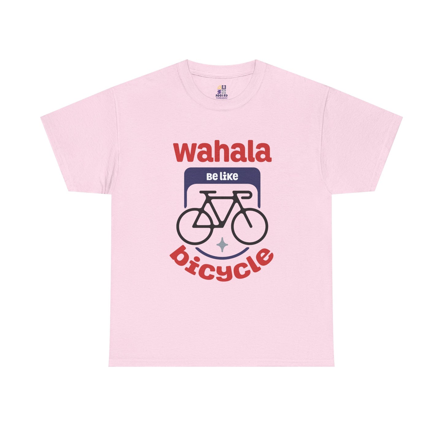 Wahala be like Bicycle Unisex Heavy Cotton Tee, Perfect Gift for Cyclists, Casual Wear, Bike Enthusiasts, Fun Statement Shirt