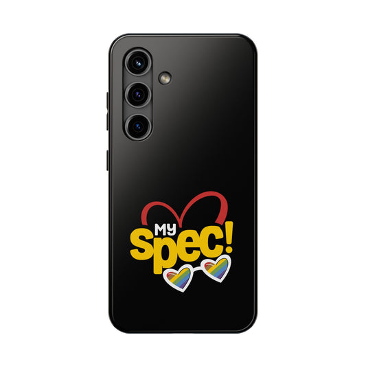 “My Spec!” Rainbow Heart Pride Protective Case