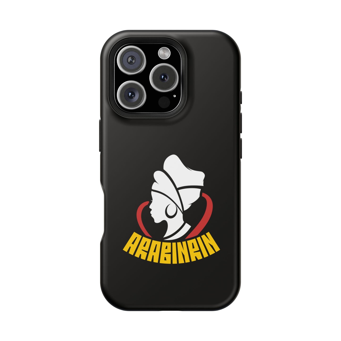 Magnetic Impact-Resistant Phone Case — Arabicin Logo