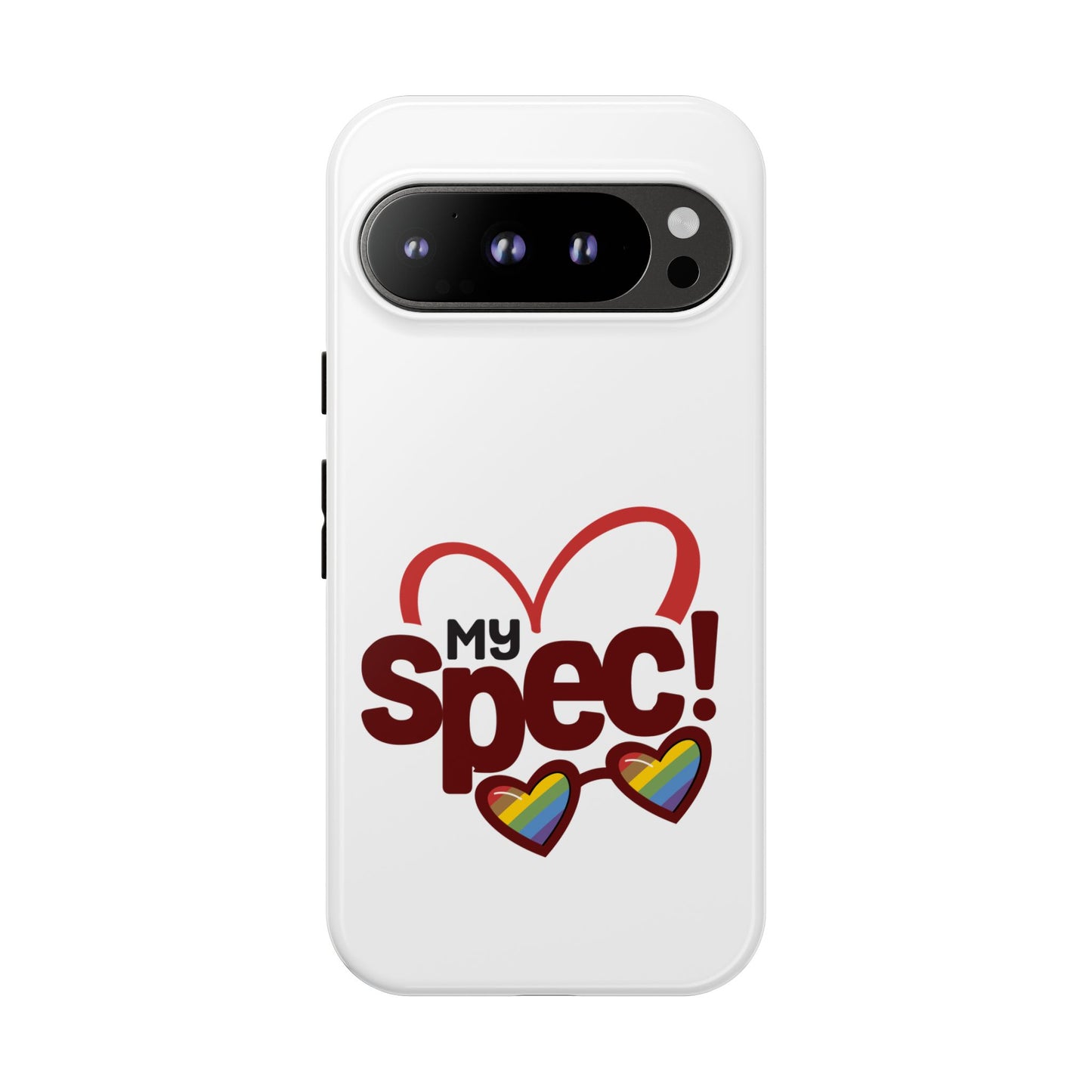 My Spec! Phone Case — Rainbow Heart Protective Case