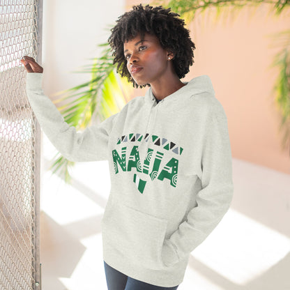 Nigeria Pride Fleece Hoodie - Celebrate Culture, Casual Style, Unisex Gift, Festivals, Comfortable Wear