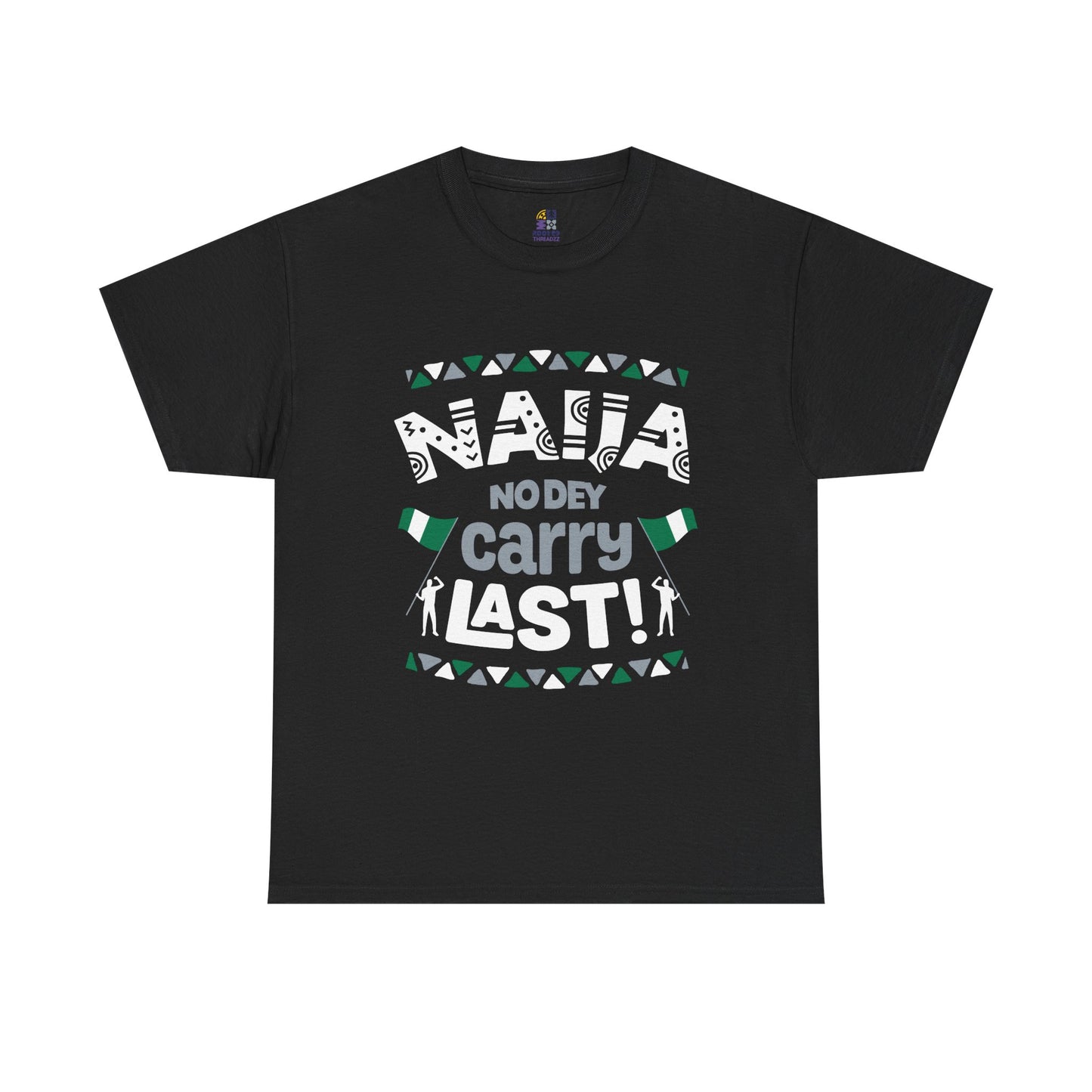 Nigerian Pride Unisex Heavy Cotton Tee, Fun Statement T-Shirt, Perfect for Casual Wear, Cultural Celebrations, Gift for Friends