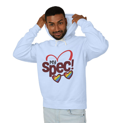 My Spec! Hoodie — Heart & Rainbow Sunglasses Sweatshirt
