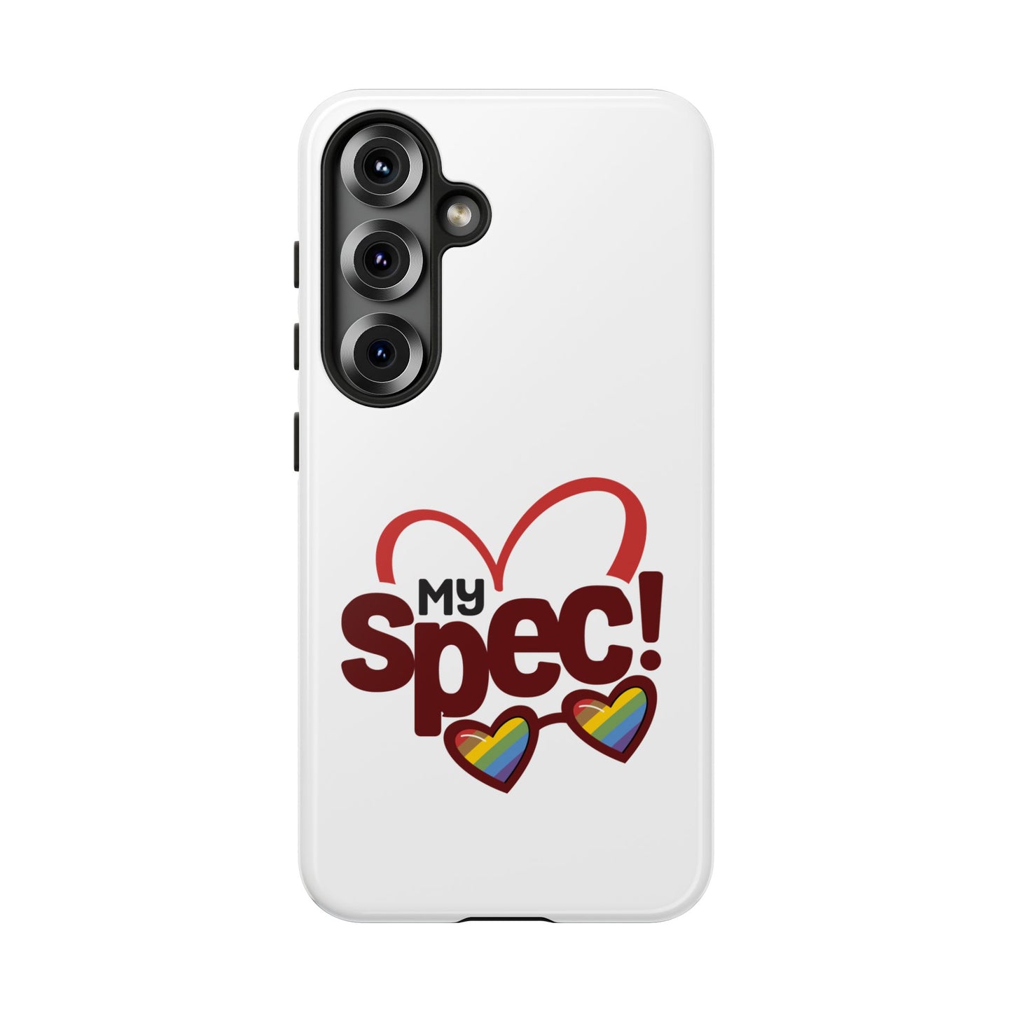 My Spec! Phone Case — Rainbow Heart Protective Case