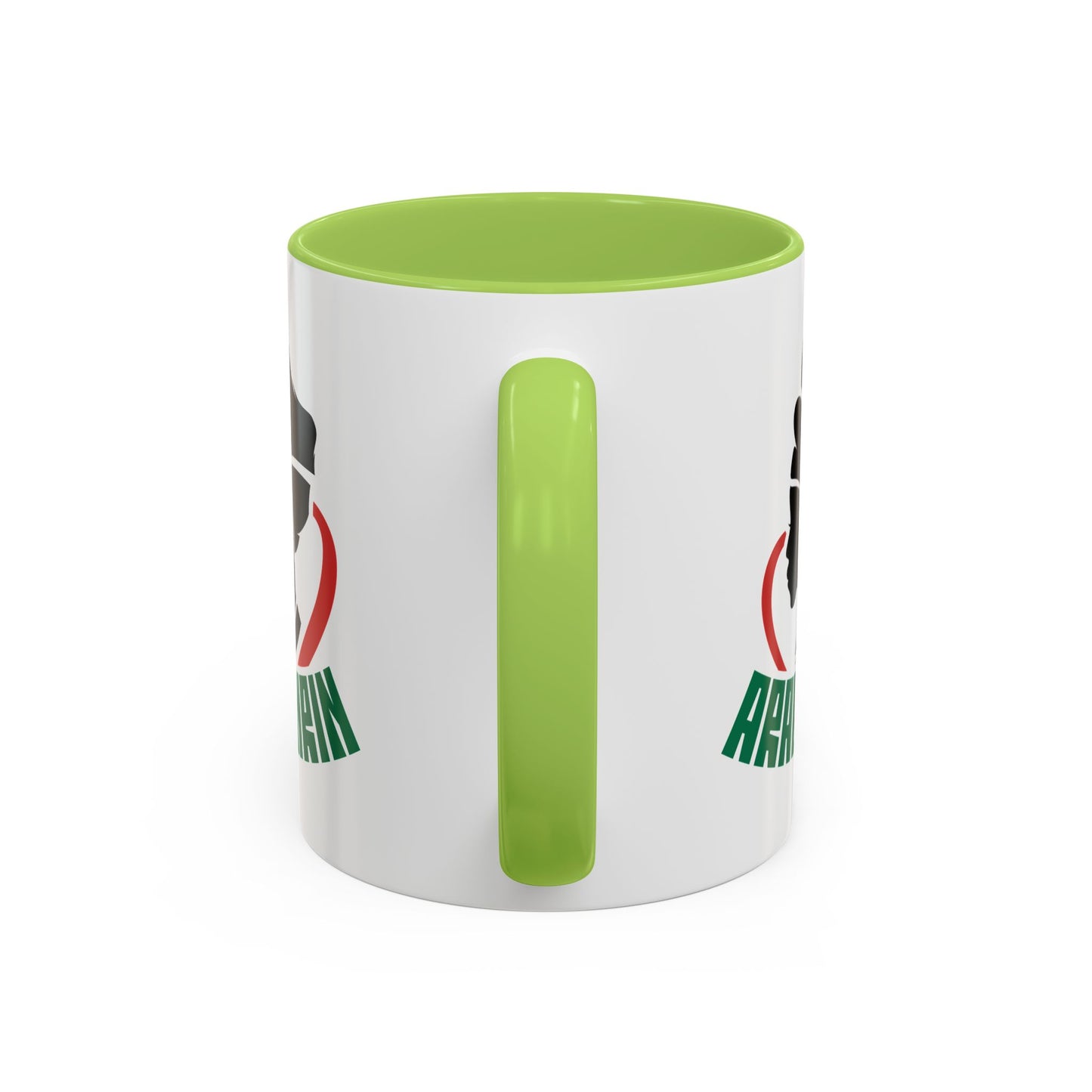 African Queen Accent Coffee Mug — 'ARABENA' Silhouette Design (11/15 oz)