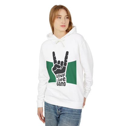 Hoodie — 'Chop Life Gang' Rock Hand Graphic Lightweight Hooded Sweatshirt