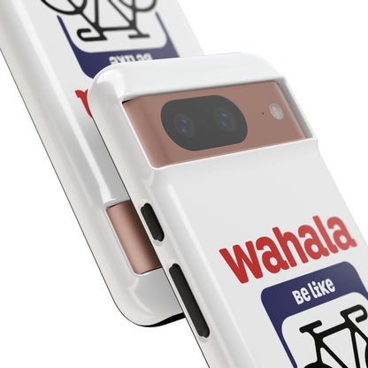 Phone Case | Wahala Be Like Bicycle Tough Cases | Gift for Cyclists | Funny Phone Cover | Trendy Cycling Accessories