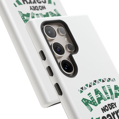 Nigerian-Inspired Tough Phone Case, Unique Gift, Trendy Accessory, Durable Protection, Fun Design for All Occasions