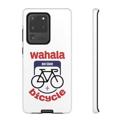 Phone Case | Wahala Be Like Bicycle Tough Cases | Gift for Cyclists | Funny Phone Cover | Trendy Cycling Accessories