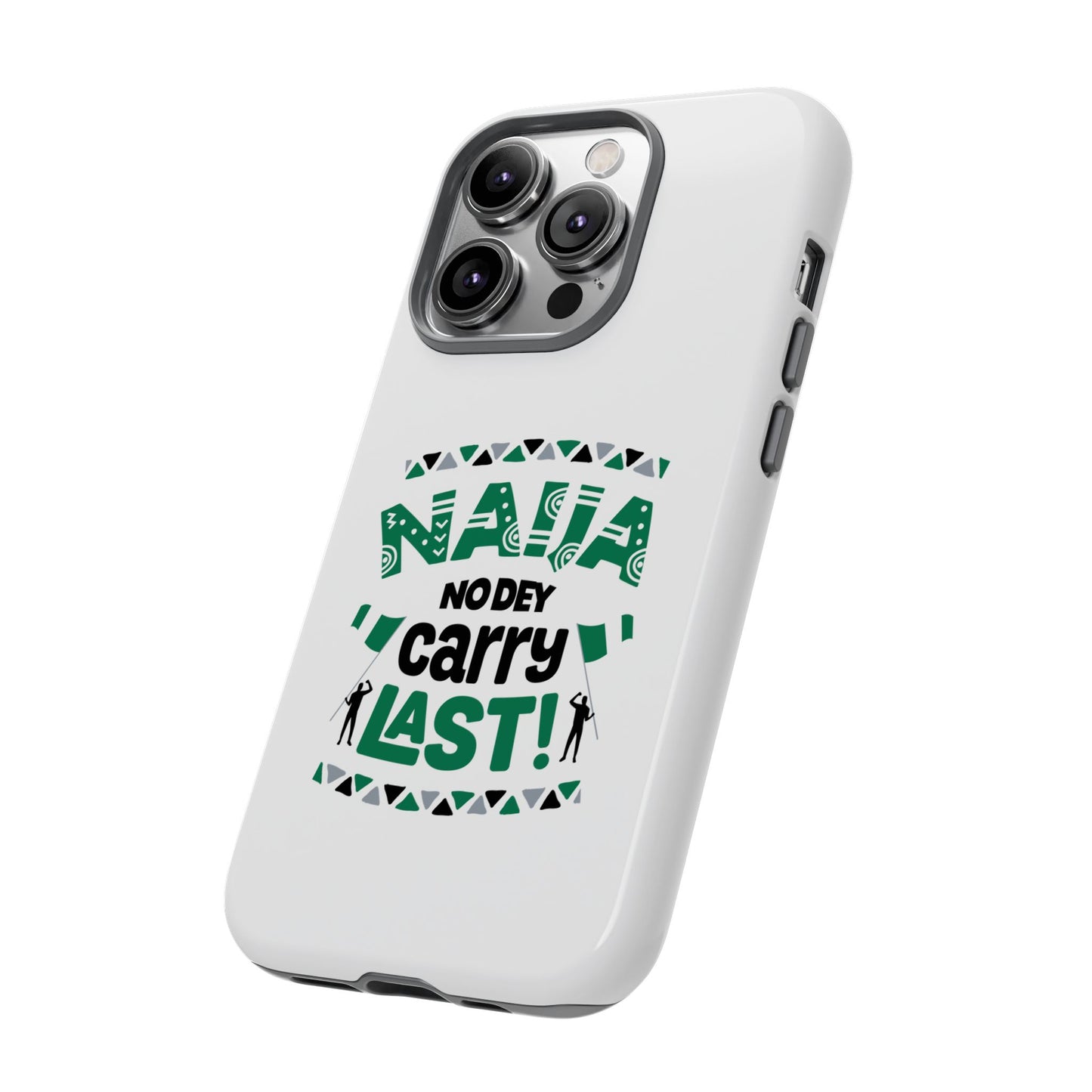 Nigerian-Inspired Tough Phone Case, Unique Gift, Trendy Accessory, Durable Protection, Fun Design for All Occasions