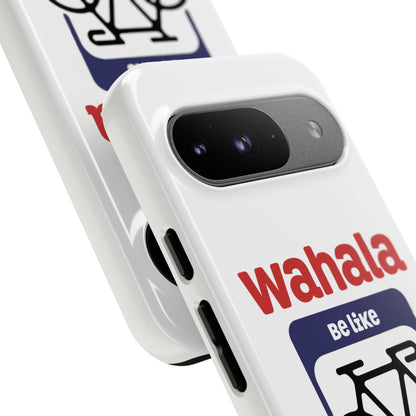 Phone Case | Wahala Be Like Bicycle Tough Cases | Gift for Cyclists | Funny Phone Cover | Trendy Cycling Accessories