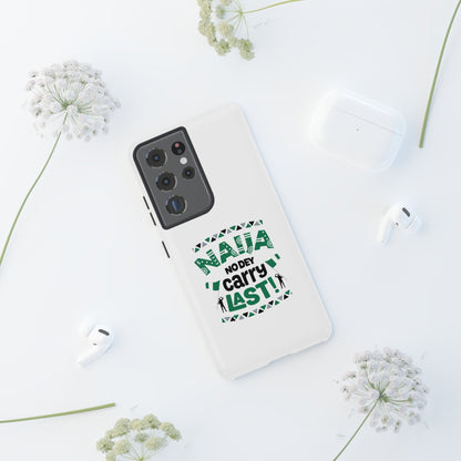Nigerian-Inspired Tough Phone Case, Unique Gift, Trendy Accessory, Durable Protection, Fun Design for All Occasions