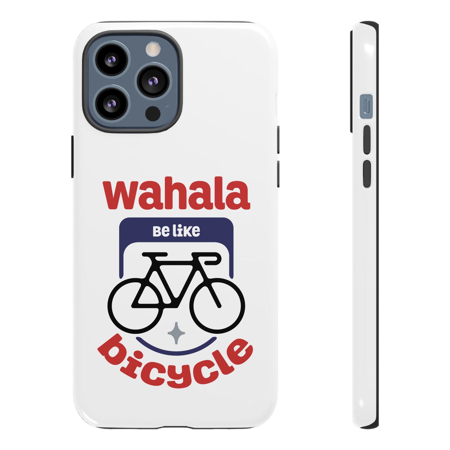 Bicycle Phone Case | Wahala Be Like | Tough Cases | Gift for Cyclists | Funny Phone Cover | Trendy Cycling Accessories