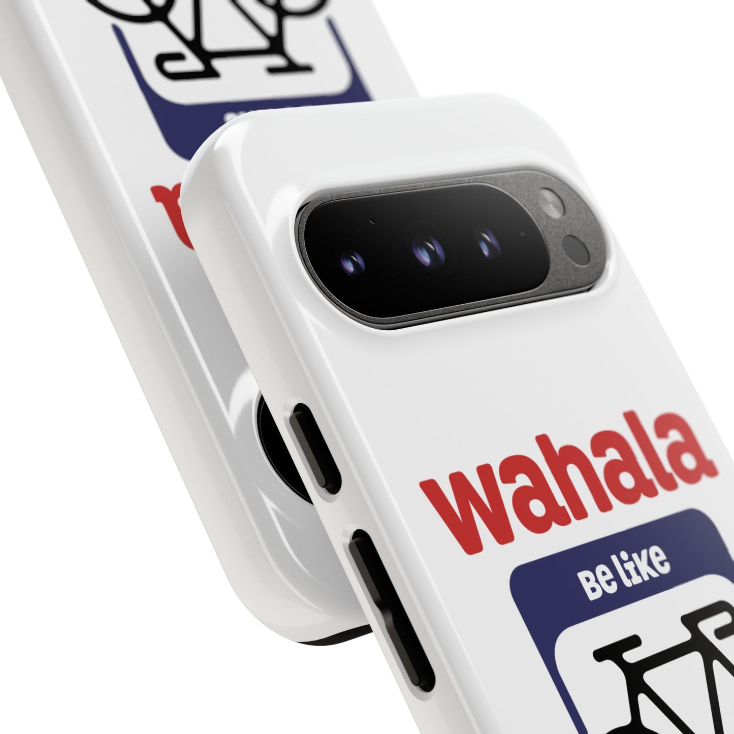 Phone Case | Wahala Be Like Bicycle Tough Cases | Gift for Cyclists | Funny Phone Cover | Trendy Cycling Accessories