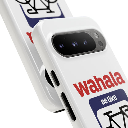 Phone Case | Wahala Be Like Bicycle Tough Cases | Gift for Cyclists | Funny Phone Cover | Trendy Cycling Accessories