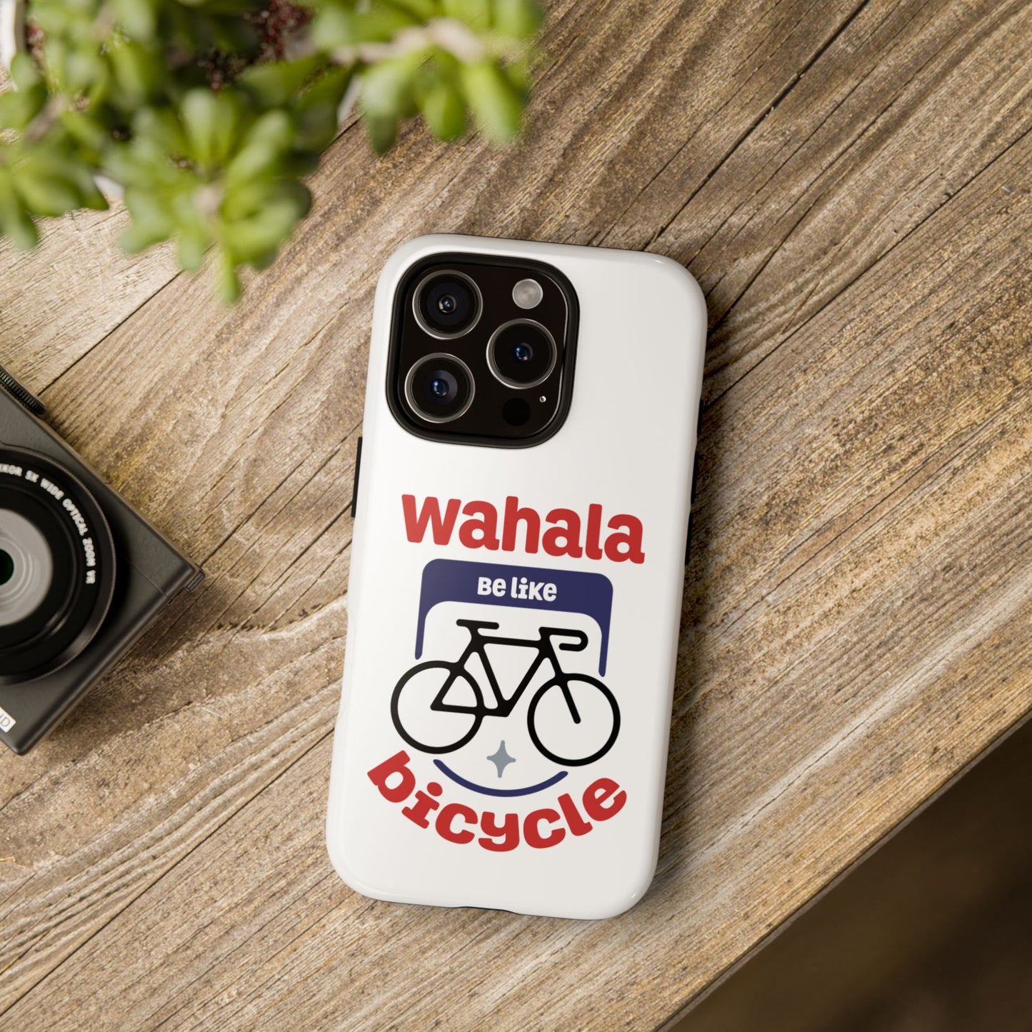 Bicycle Phone Case | Wahala Be Like | Tough Cases | Gift for Cyclists | Funny Phone Cover | Trendy Cycling Accessories