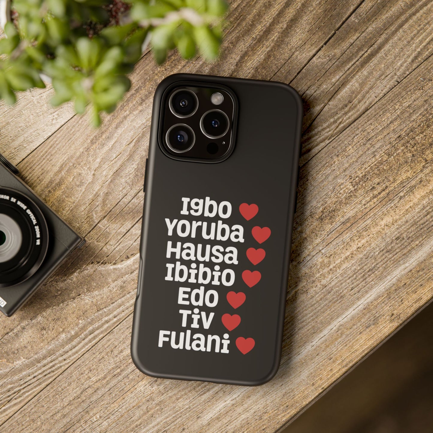 Phone Case — Nigerian Ethnic Pride Design (Igbo, Yoruba, Hausa, Ibibio, Edo, Tiv, Fulani)