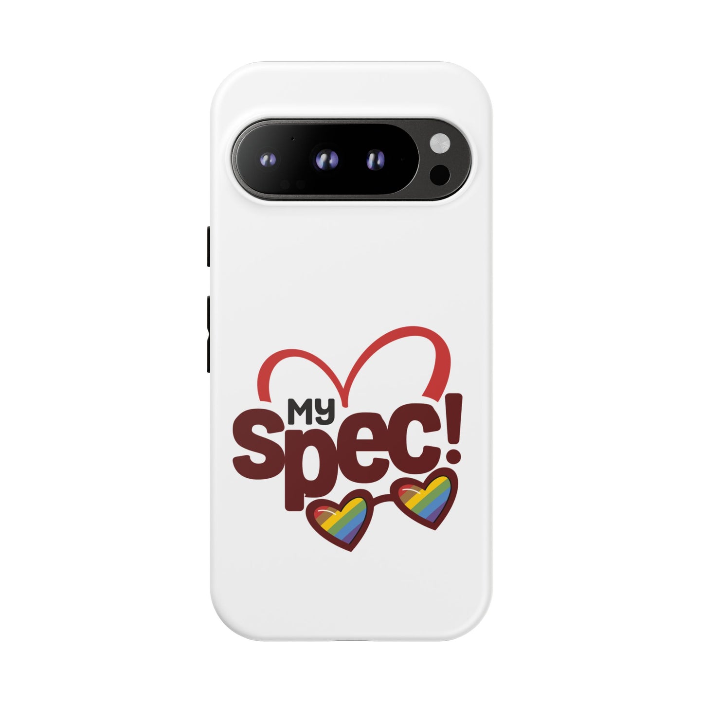 My Spec! Phone Case — Rainbow Heart Protective Case
