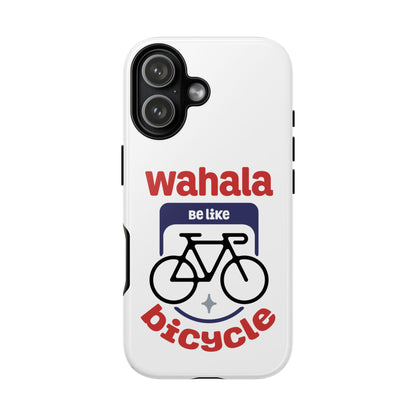 Phone Case | Wahala Be Like Bicycle Tough Cases | Gift for Cyclists | Funny Phone Cover | Trendy Cycling Accessories