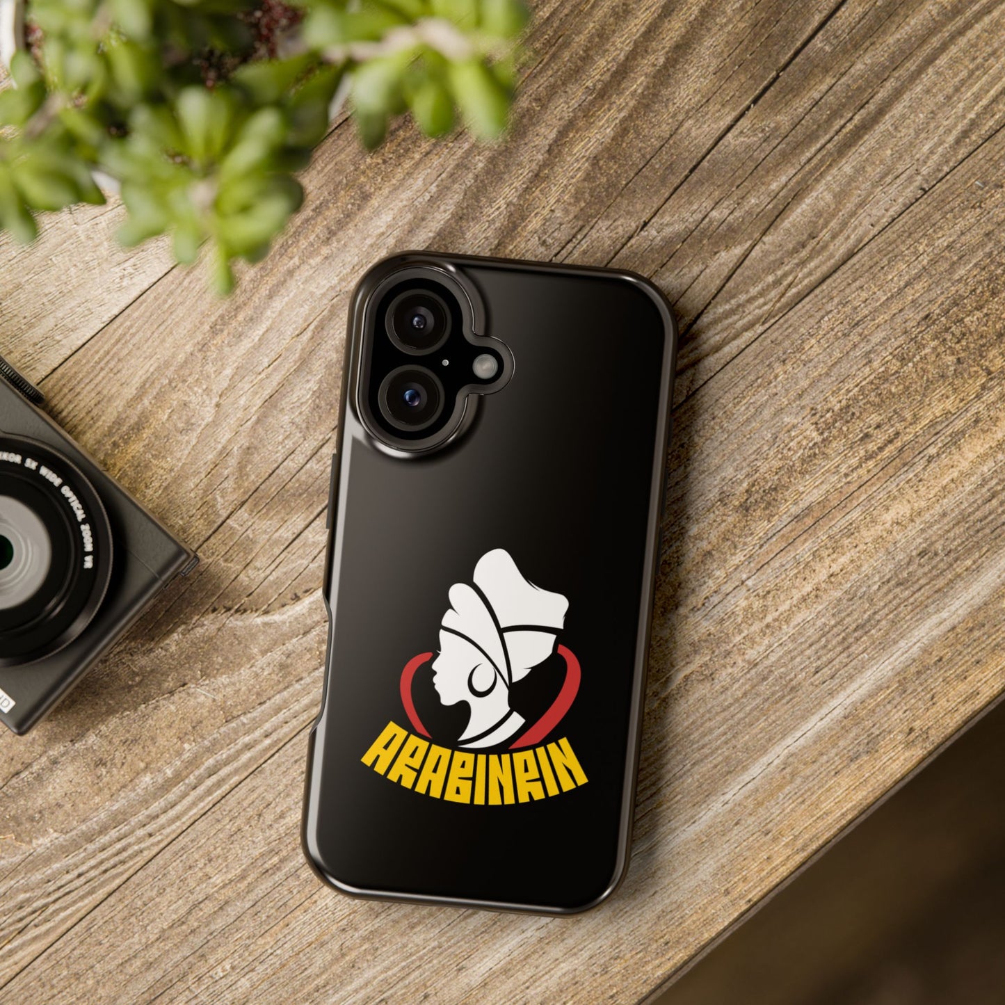 Magnetic Impact-Resistant Phone Case — Arabicin Logo