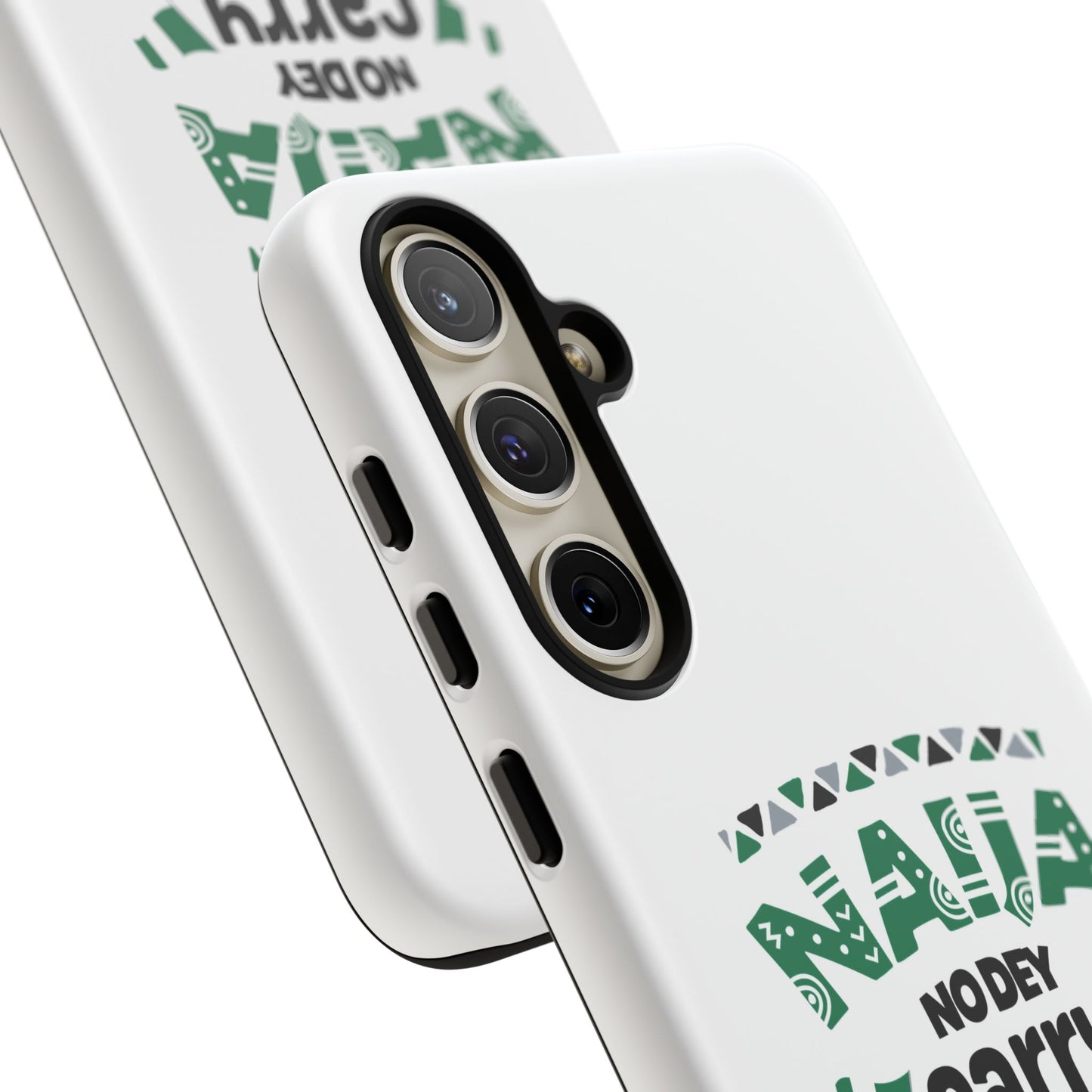Nigerian-Inspired Tough Phone Case, Unique Gift, Trendy Accessory, Durable Protection, Fun Design for All Occasions