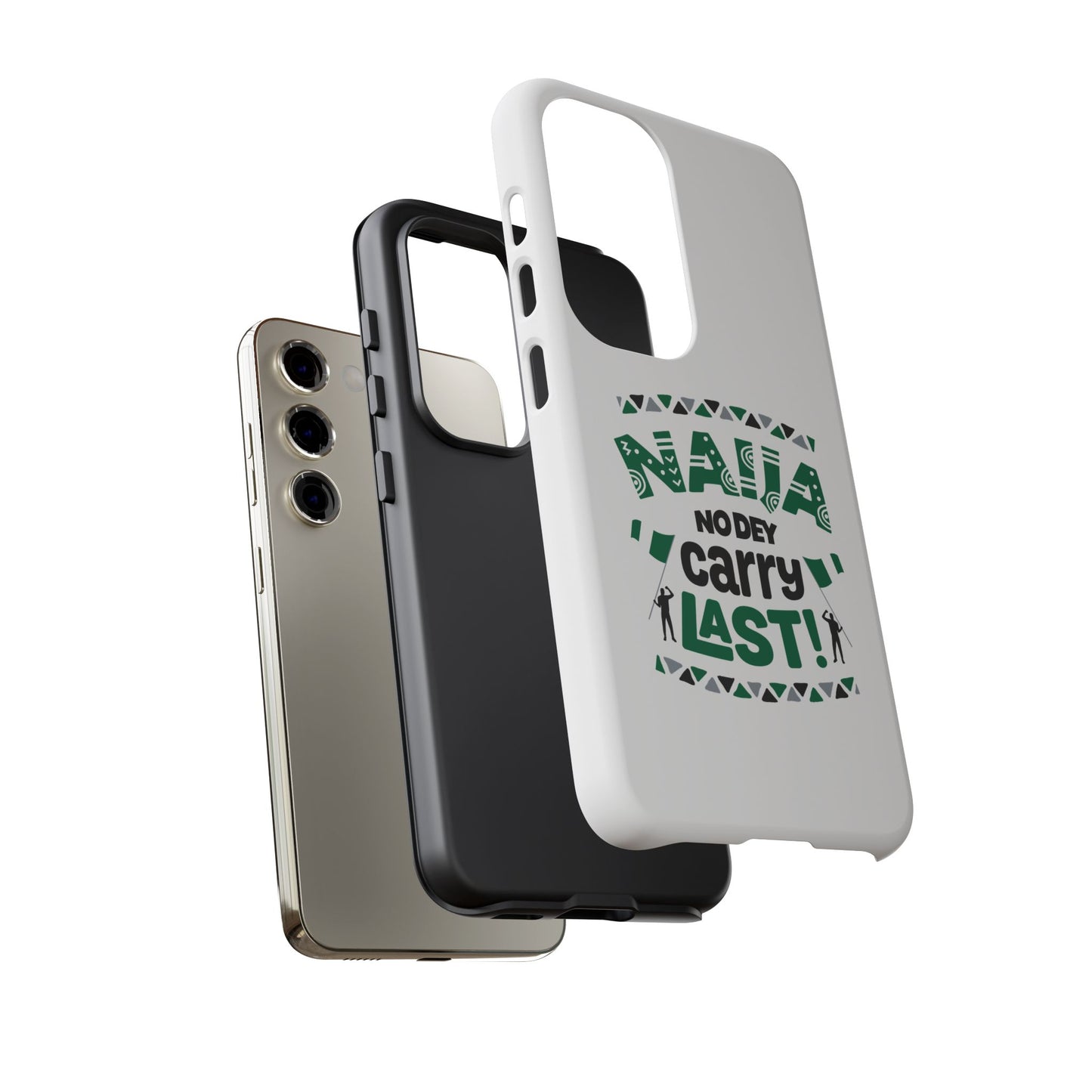 Nigerian-Inspired Tough Phone Case, Unique Gift, Trendy Accessory, Durable Protection, Fun Design for All Occasions