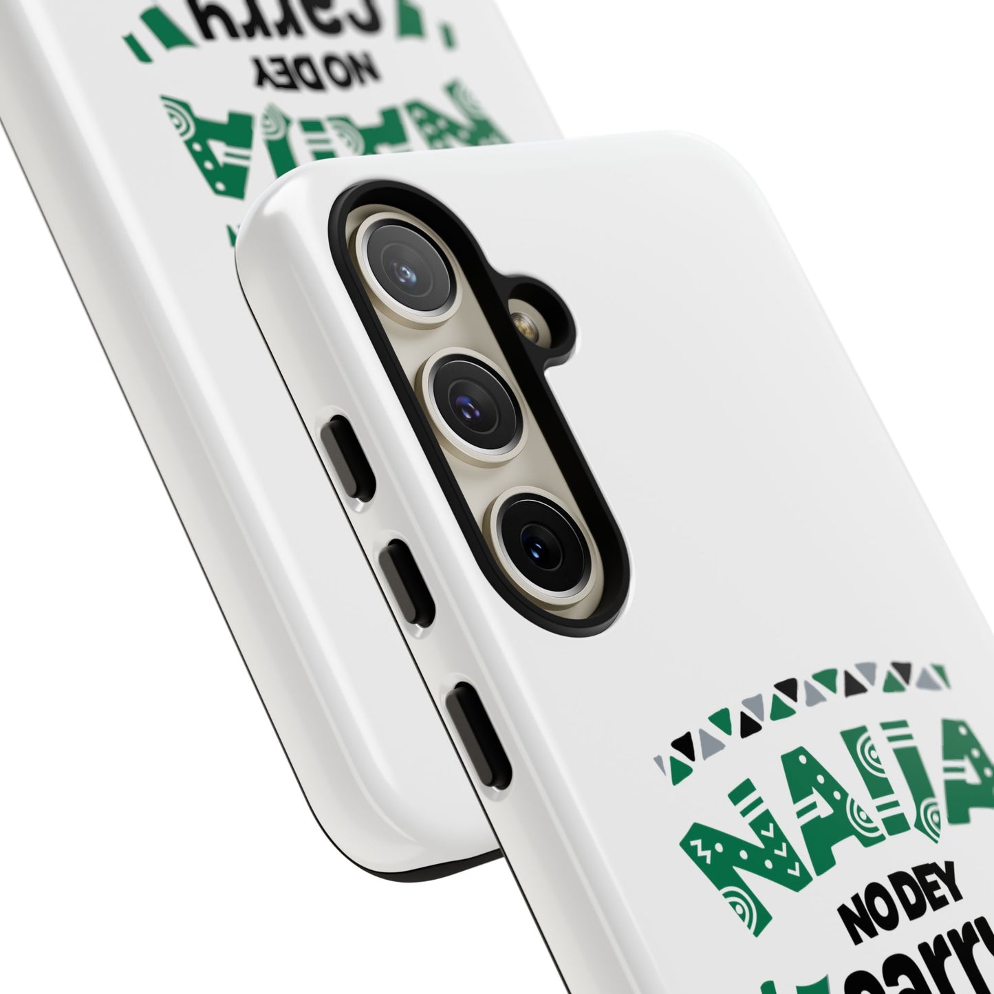 Nigerian-Inspired Tough Phone Case, Unique Gift, Trendy Accessory, Durable Protection, Fun Design for All Occasions