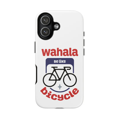 Phone Case | Wahala Be Like Bicycle Tough Cases | Gift for Cyclists | Funny Phone Cover | Trendy Cycling Accessories