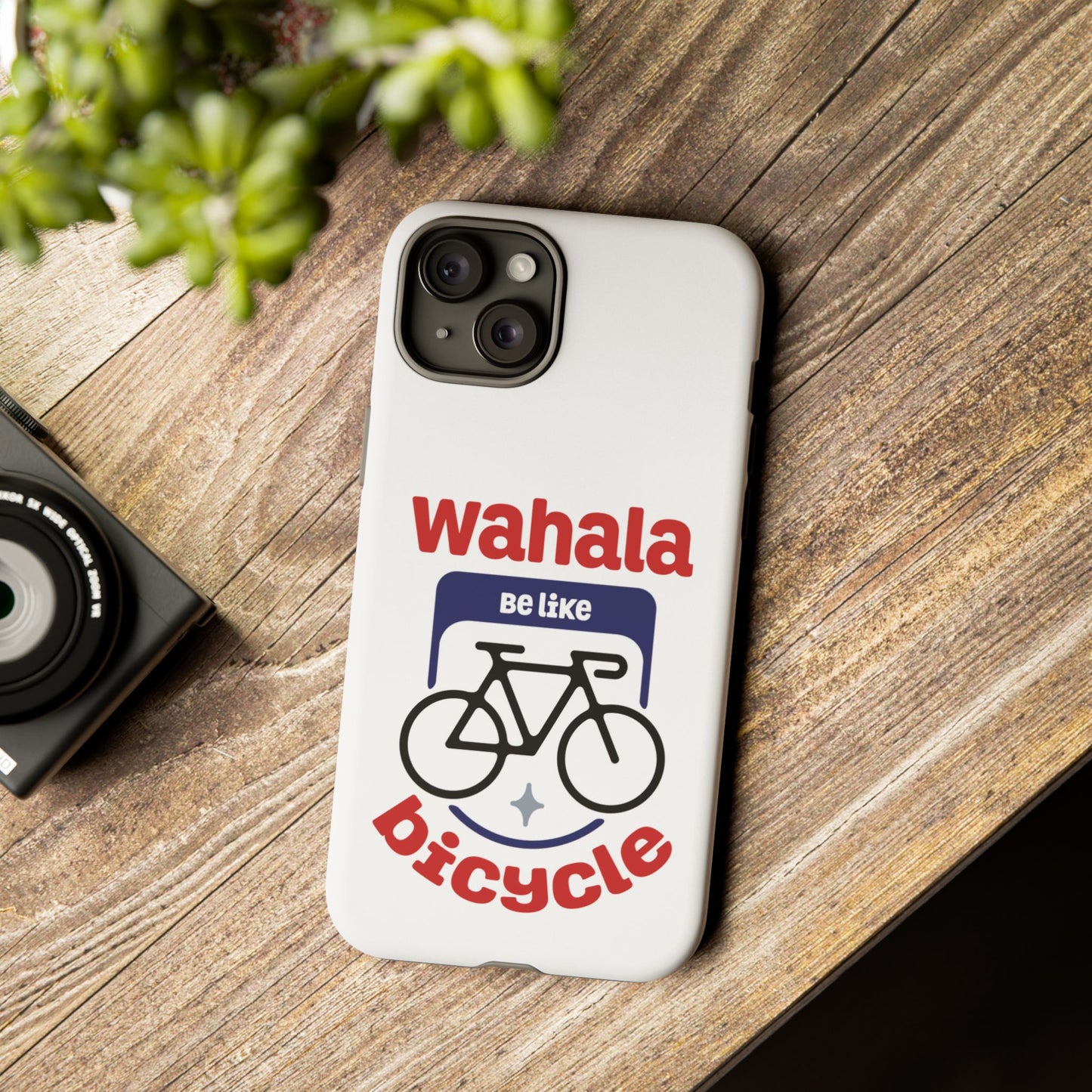 Bicycle Phone Case | Wahala Be Like | Tough Cases | Gift for Cyclists | Funny Phone Cover | Trendy Cycling Accessories