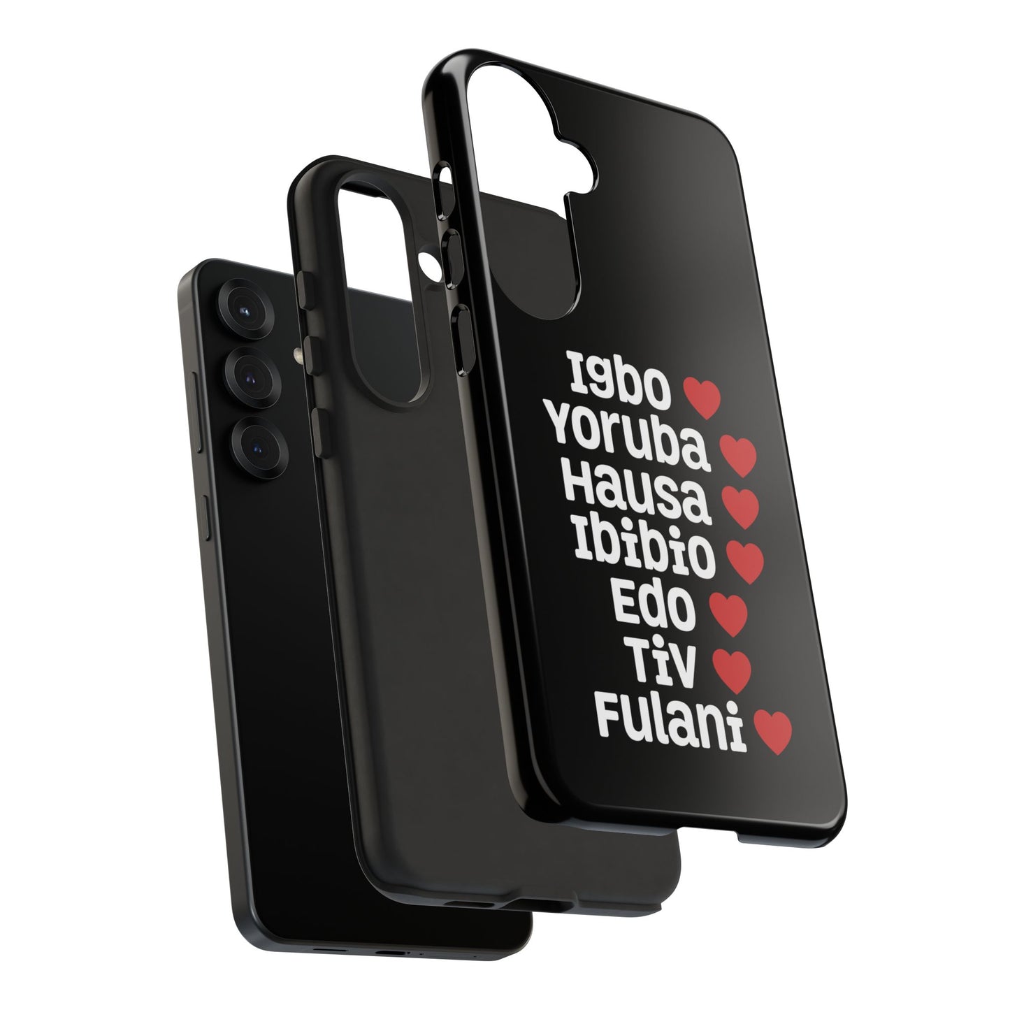 Phone Case — Nigerian Ethnic Pride Design (Igbo, Yoruba, Hausa, Ibibio, Edo, Tiv, Fulani)