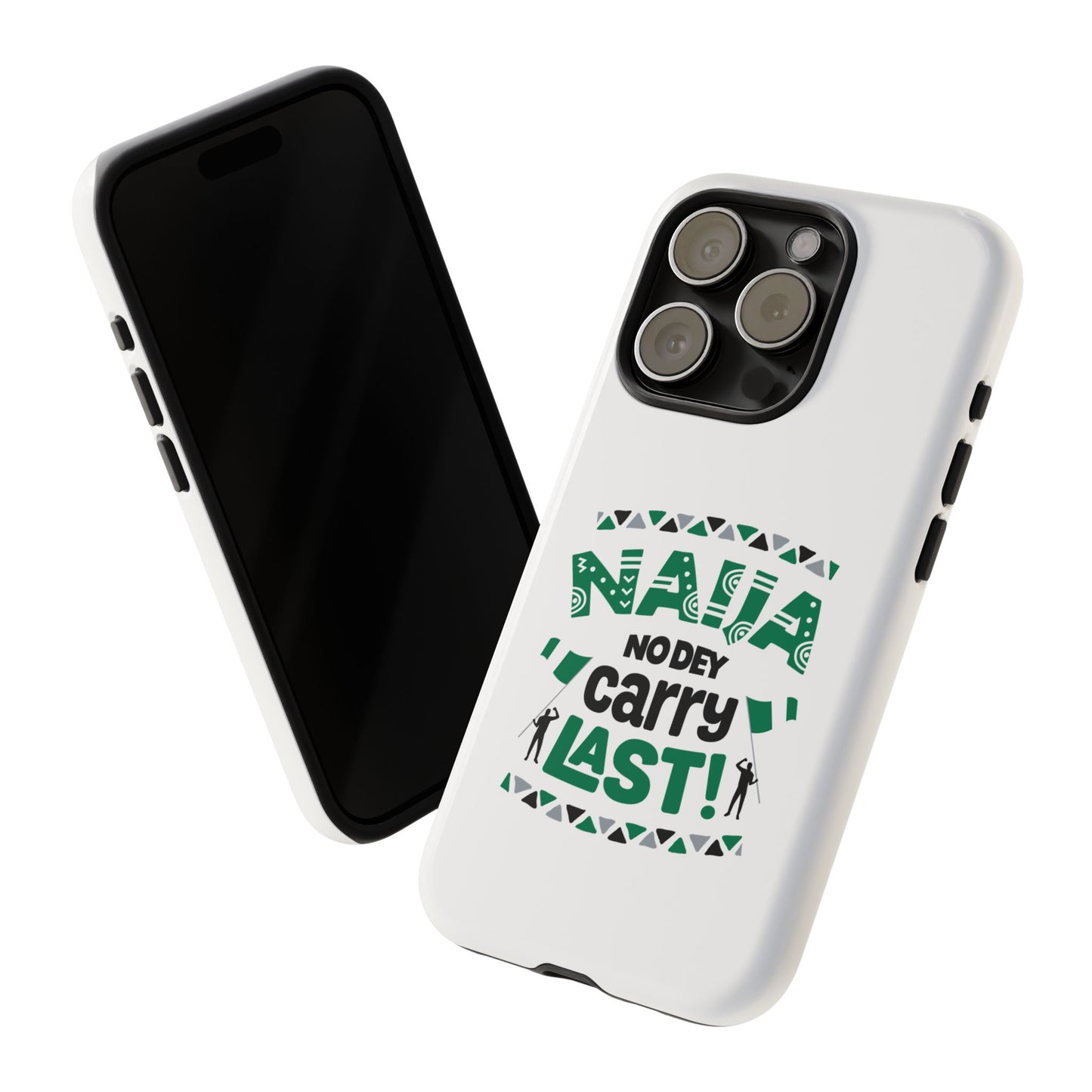 Nigerian-Inspired Tough Phone Case, Unique Gift, Trendy Accessory, Durable Protection, Fun Design for All Occasions