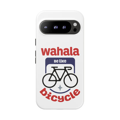 Phone Case | Wahala Be Like Bicycle Tough Cases | Gift for Cyclists | Funny Phone Cover | Trendy Cycling Accessories