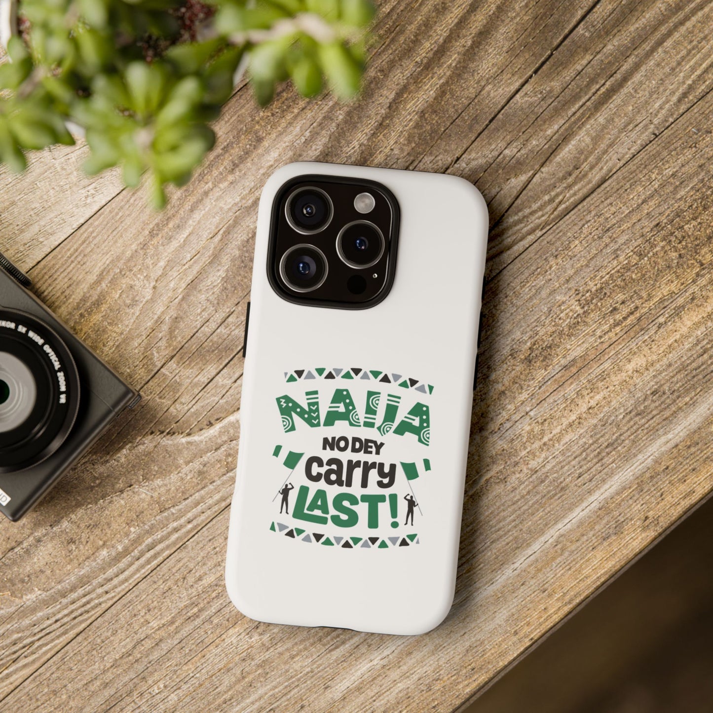 Nigerian-Inspired Tough Phone Case, Unique Gift, Trendy Accessory, Durable Protection, Fun Design for All Occasions