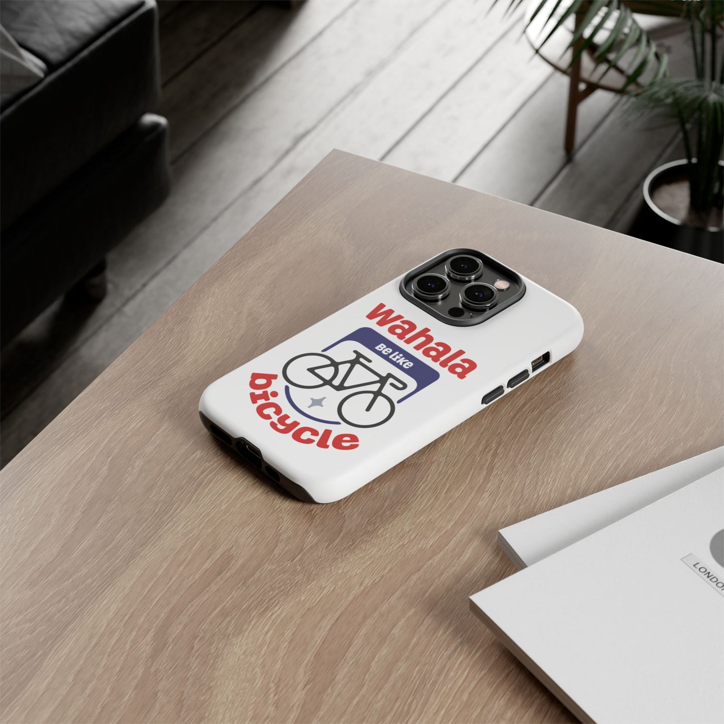 Bicycle Phone Case | Wahala Be Like | Tough Cases | Gift for Cyclists | Funny Phone Cover | Trendy Cycling Accessories