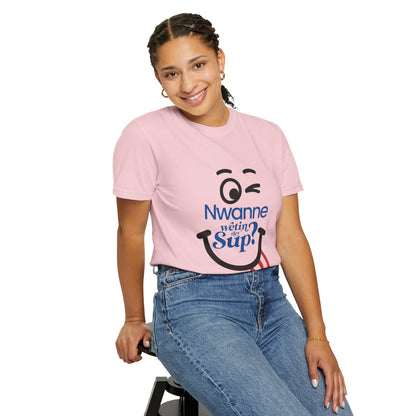Nwanne Wetin dey Sup? Smiley Graphic T-Shirt