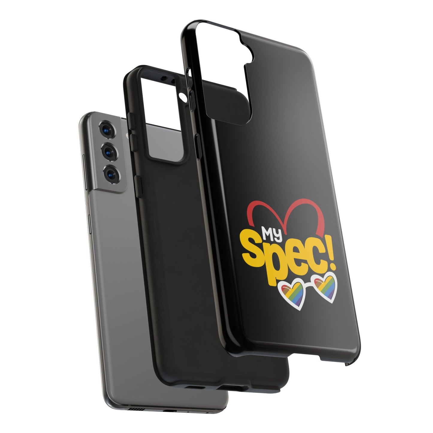 “My Spec!” Rainbow Heart Pride Protective Case