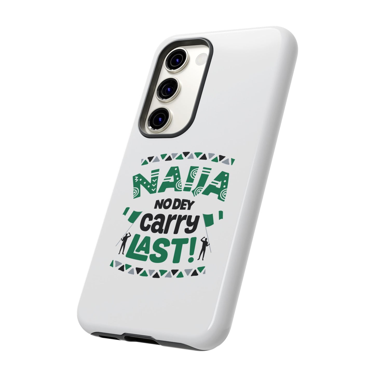 Nigerian-Inspired Tough Phone Case, Unique Gift, Trendy Accessory, Durable Protection, Fun Design for All Occasions