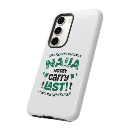 Nigerian-Inspired Tough Phone Case, Unique Gift, Trendy Accessory, Durable Protection, Fun Design for All Occasions