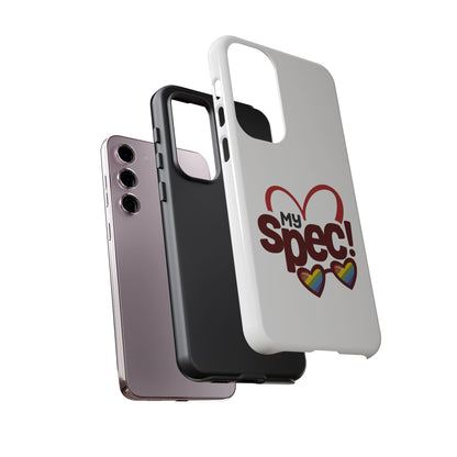 My Spec! Phone Case — Rainbow Heart Protective Case