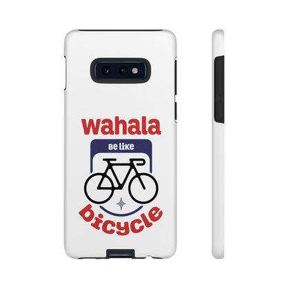 Phone Case | Wahala Be Like Bicycle Tough Cases | Gift for Cyclists | Funny Phone Cover | Trendy Cycling Accessories