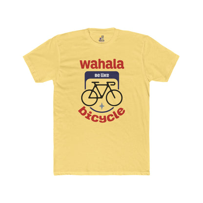 Wahala be like Bicycle Unisex Cotton Crew Tee, Naija Humur, Casual Wear, Bicycle Enthusiast Apparel