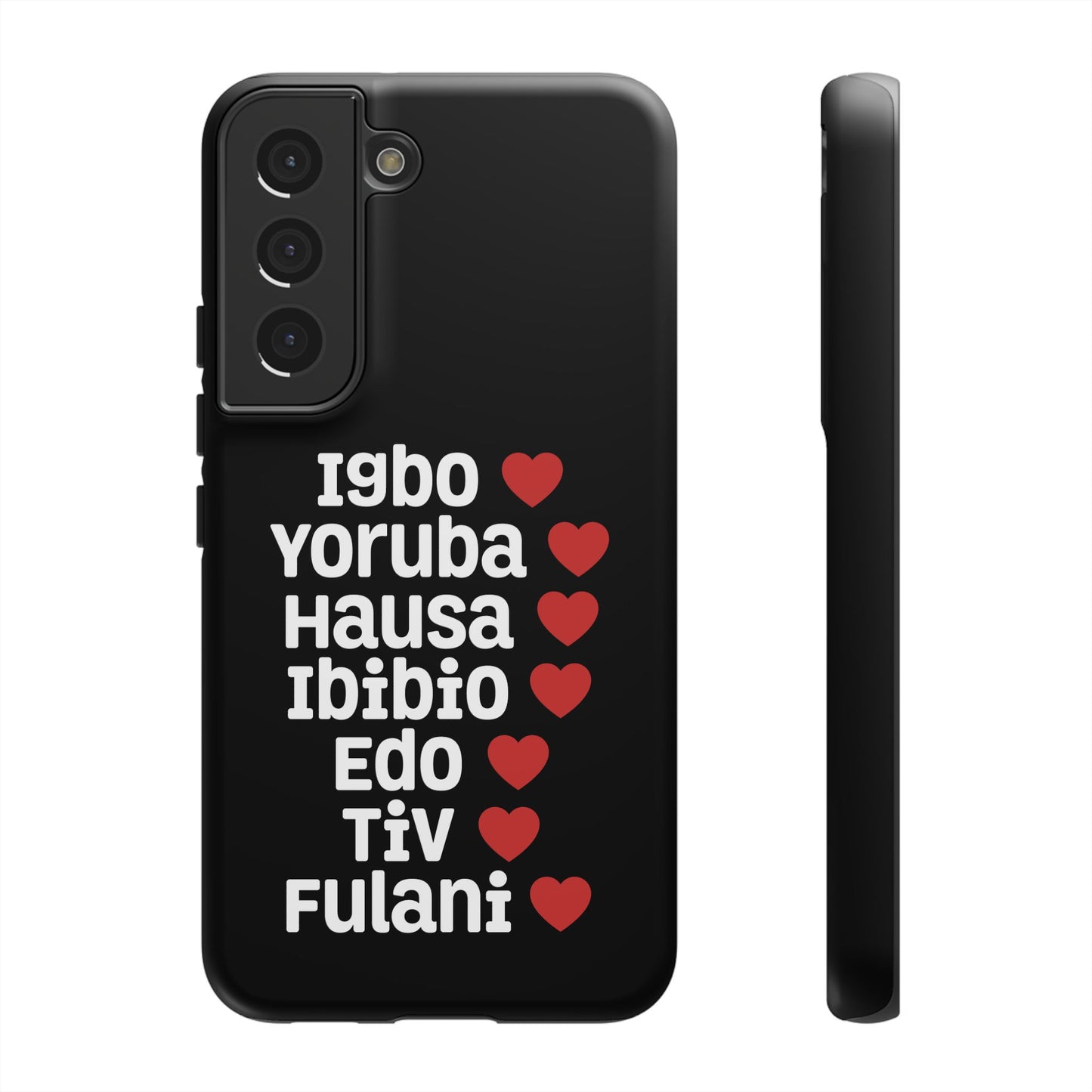 Phone Case — Nigerian Ethnic Pride Design (Igbo, Yoruba, Hausa, Ibibio, Edo, Tiv, Fulani)