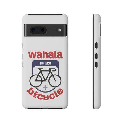 Phone Case | Wahala Be Like Bicycle Tough Cases | Gift for Cyclists | Funny Phone Cover | Trendy Cycling Accessories
