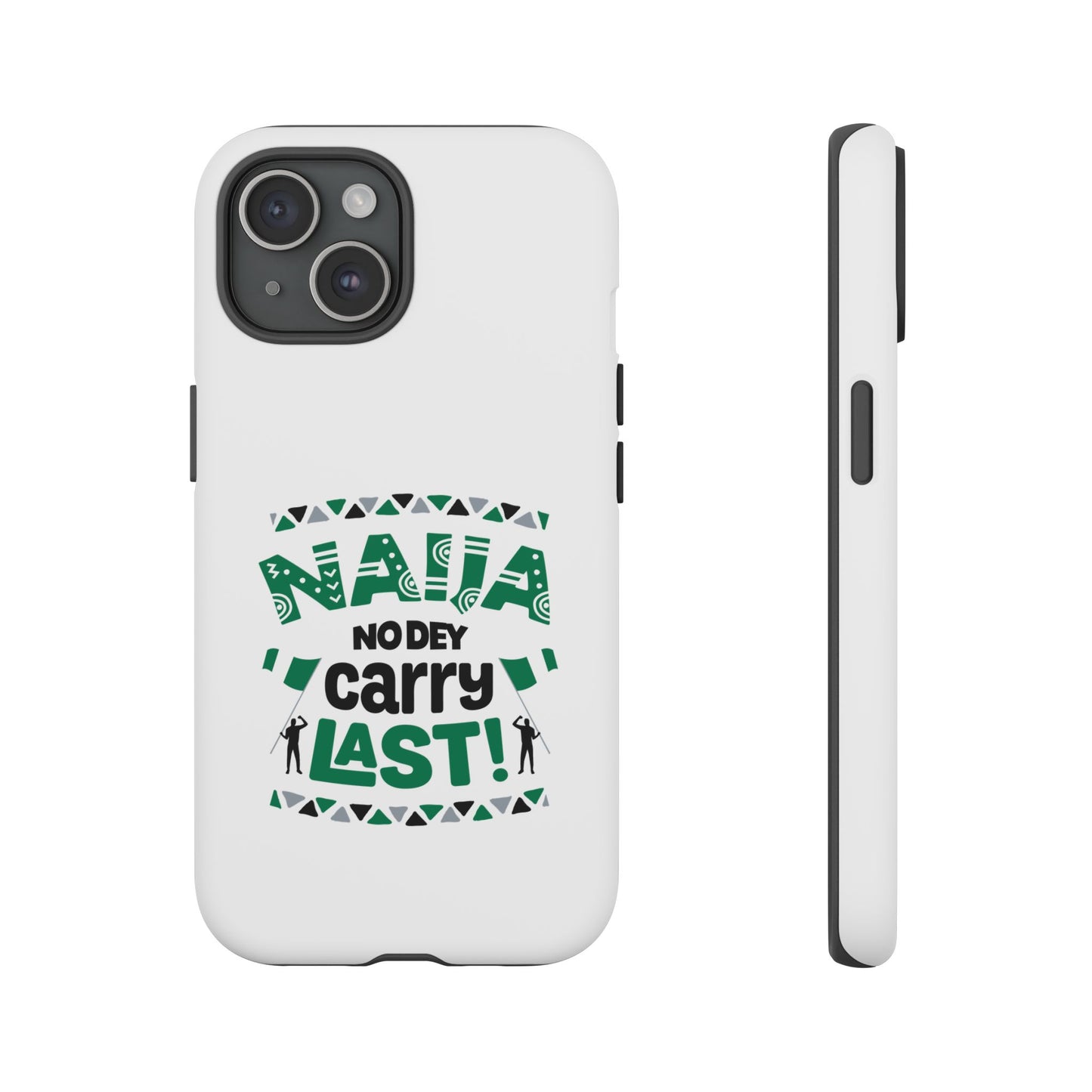 Nigerian-Inspired Tough Phone Case, Unique Gift, Trendy Accessory, Durable Protection, Fun Design for All Occasions