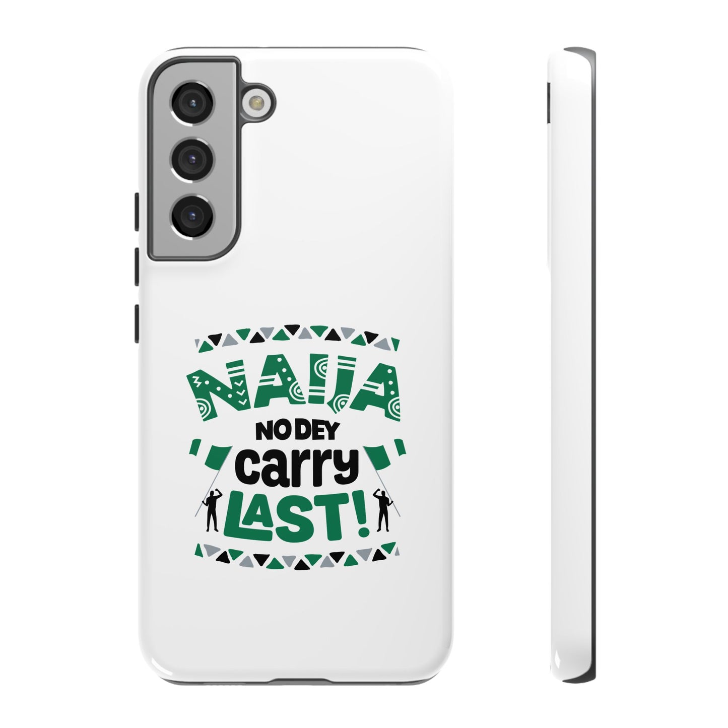 Nigerian-Inspired Tough Phone Case, Unique Gift, Trendy Accessory, Durable Protection, Fun Design for All Occasions